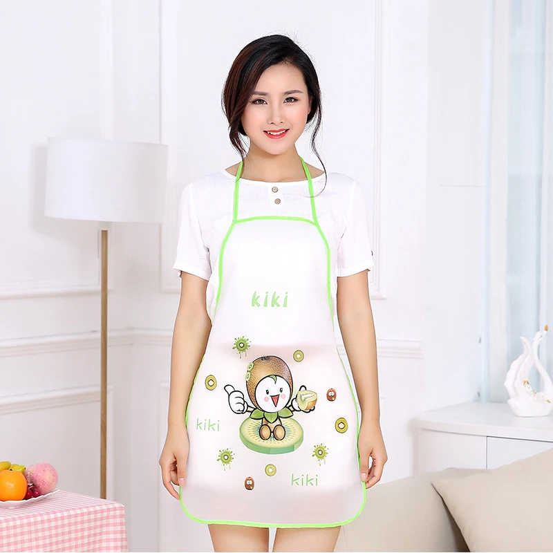 1 шт. милый мультяшный фруктовый принт аппроны для взрослых и детей маслостойкий