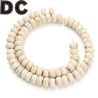 1 strand dia 10mm spacer beads white stone beads for women and men diy charms bracelet necklace jewelry making