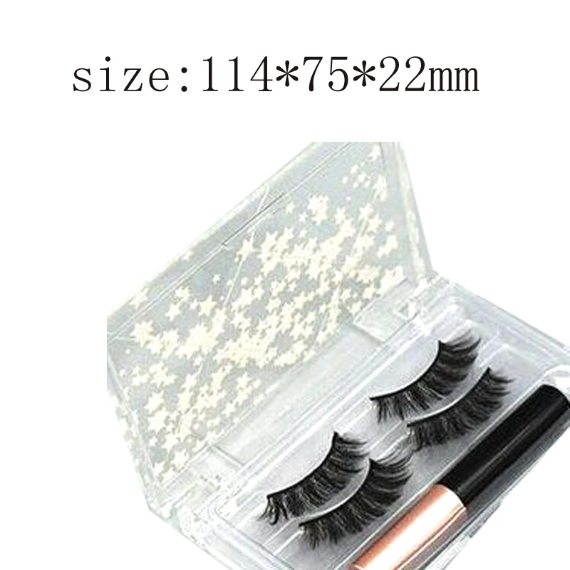 

New 10/20pcs butterfly print Acrylic 25mm eyelashes packaging box 2pair lash packaging custom logo empty case bulk vendors