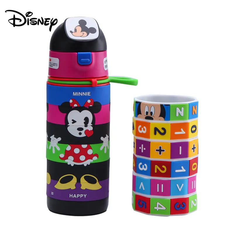 Дисней детская соломенная чашка-головоломка вакуумная из нержавеющей стали