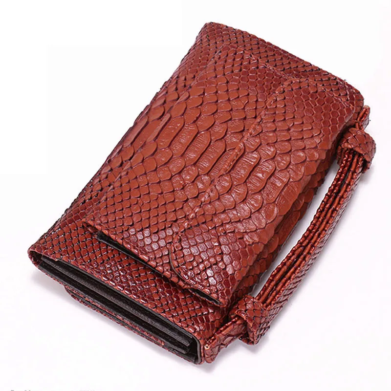 Сумка-тоут из натуральной кожи с крокодиловым узором Модный повседневный клатч