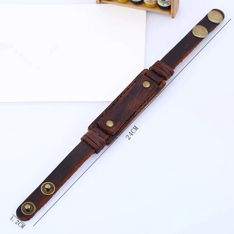 

Hot Sale Men Women Wristband Unisex Vintage Punk Braided Thin Leather Bracelet Jewelry High Quality Couple Gift