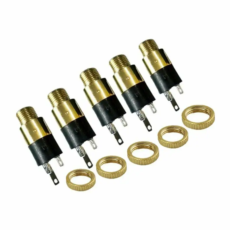 10 шт. 3 5 мм Женский стерео разъем для наушников позолоченный панельный SGA998 |