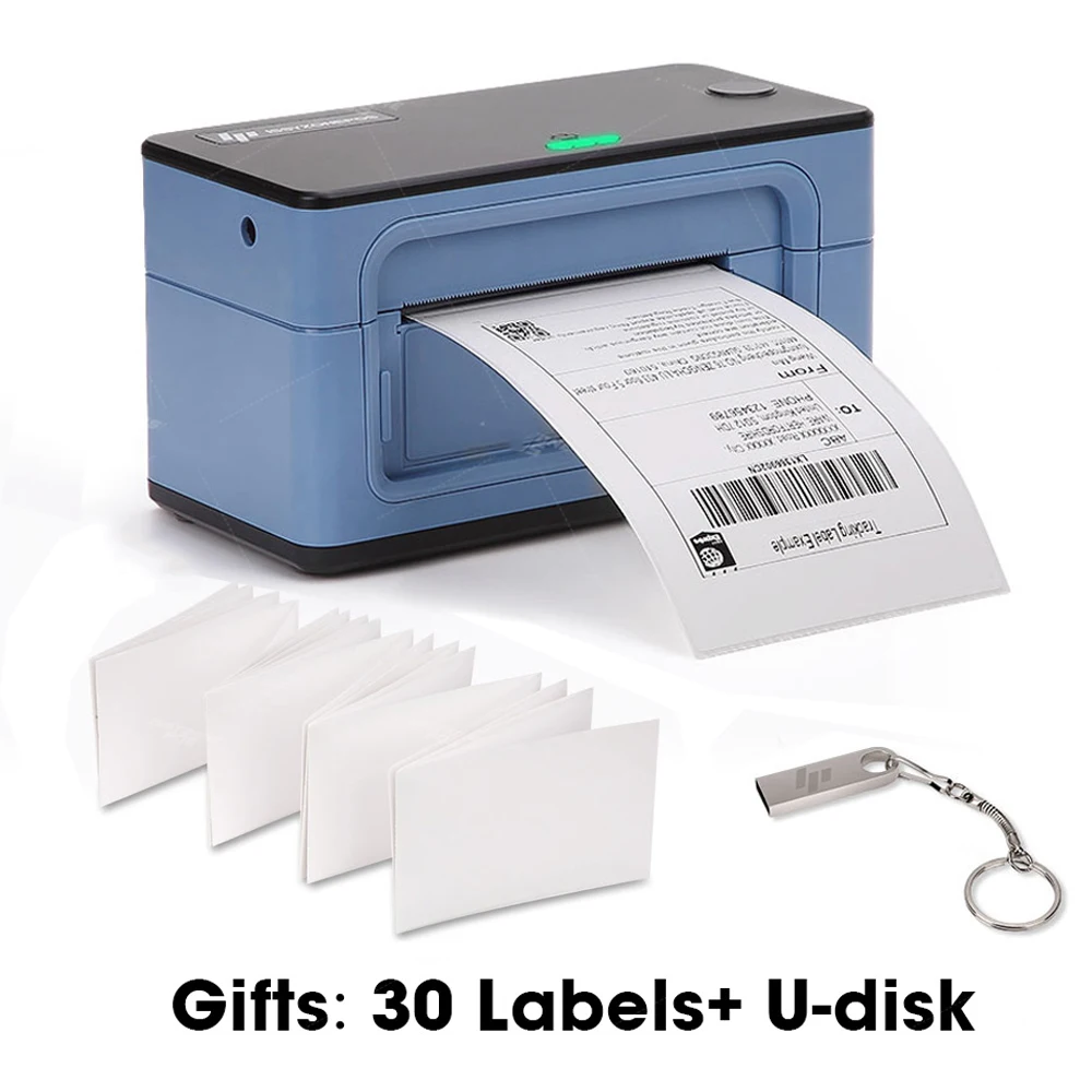 

Sticker Label Printer 4 Inch Thermal Barcode Printer DHL UPS FedEx Shipping Label Print 1.7''-4.1'' Label for Shopify eBay