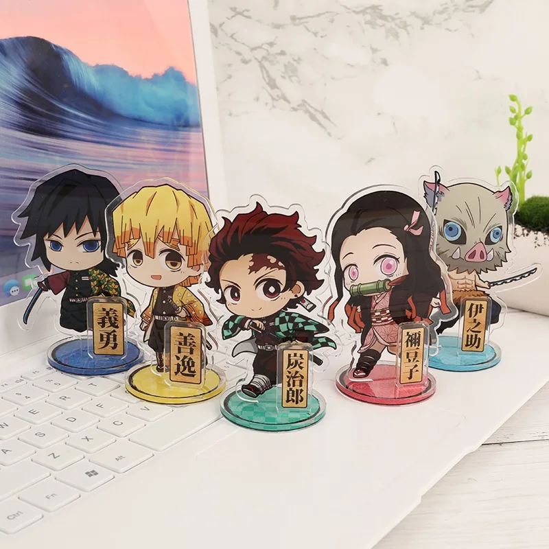 

Acrylic Figure Doll Demon Slayer Standing Action Table Decor Fans Gift