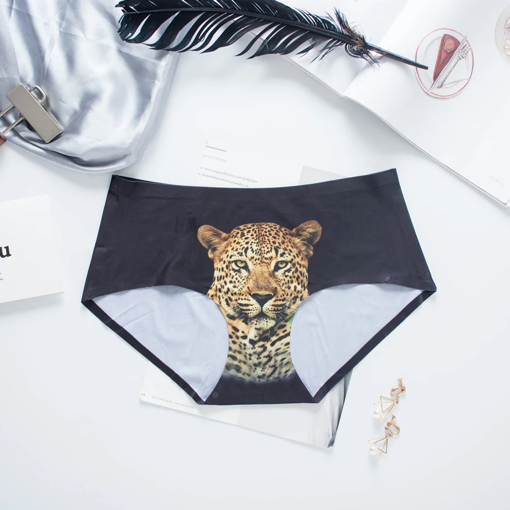 Комплект с бюстгальтером белье Для женщин размера плюс бюстгальтер леопардовым