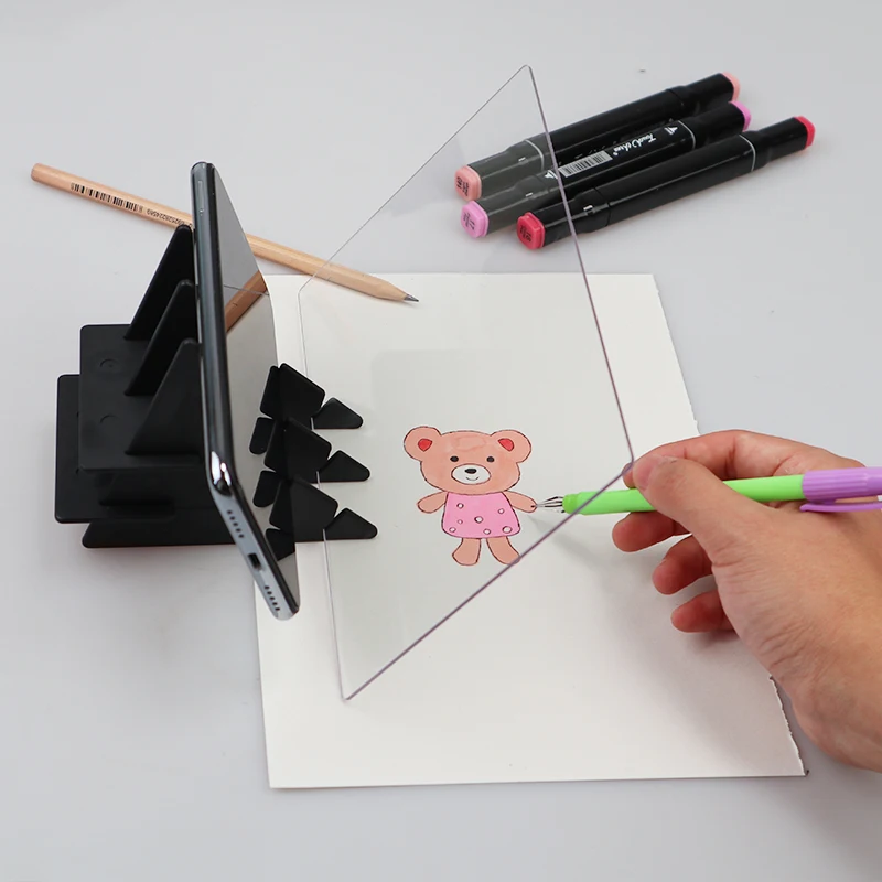 

Drawing Board Sketch Reflection Dimming Bracket Painting Mirror Plate Tracing Copy Table Projection Board Plotter Stationery