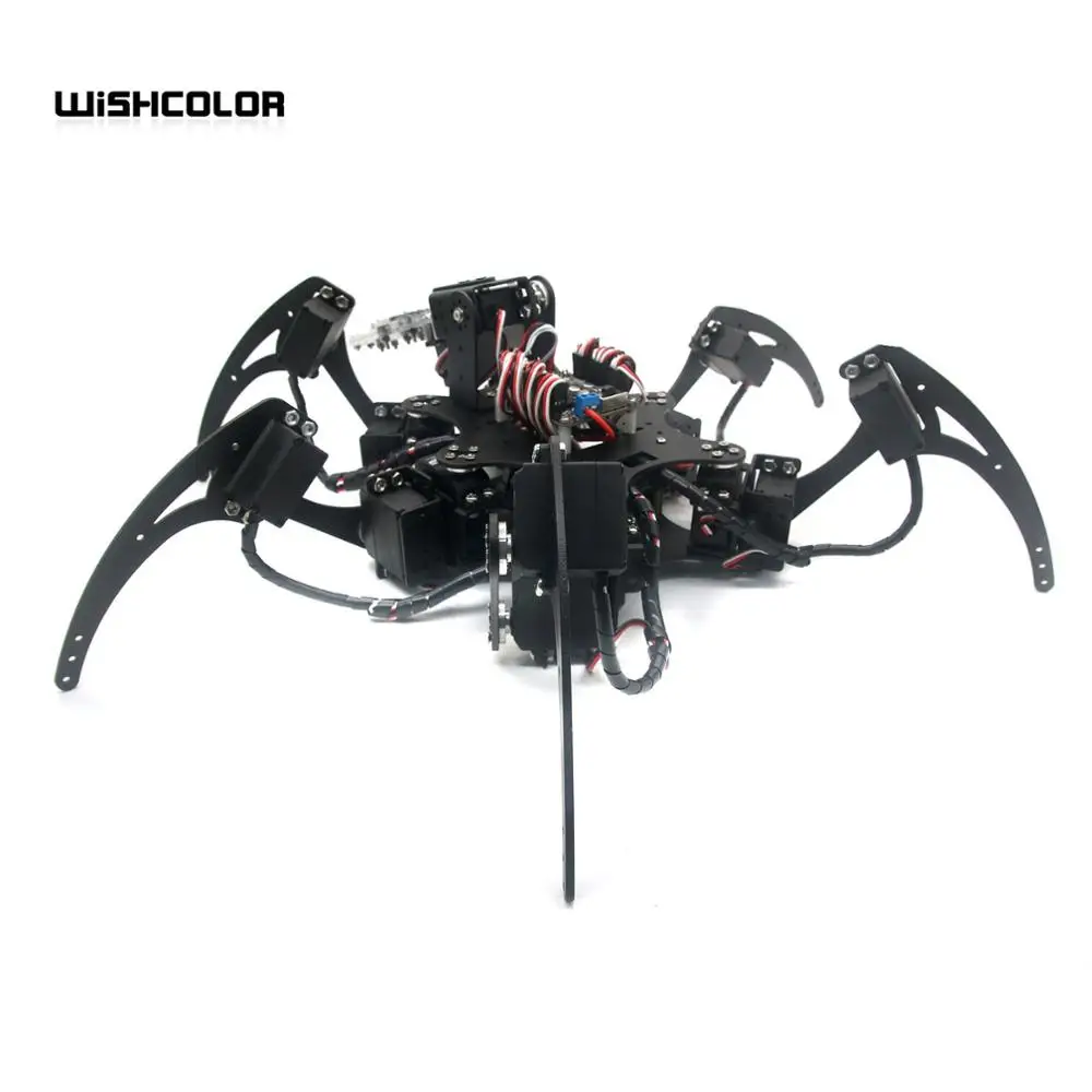 20DOF робот паук Hexapod шесть ножек Роботизированная алюминиевая рама в комплекте|kit
