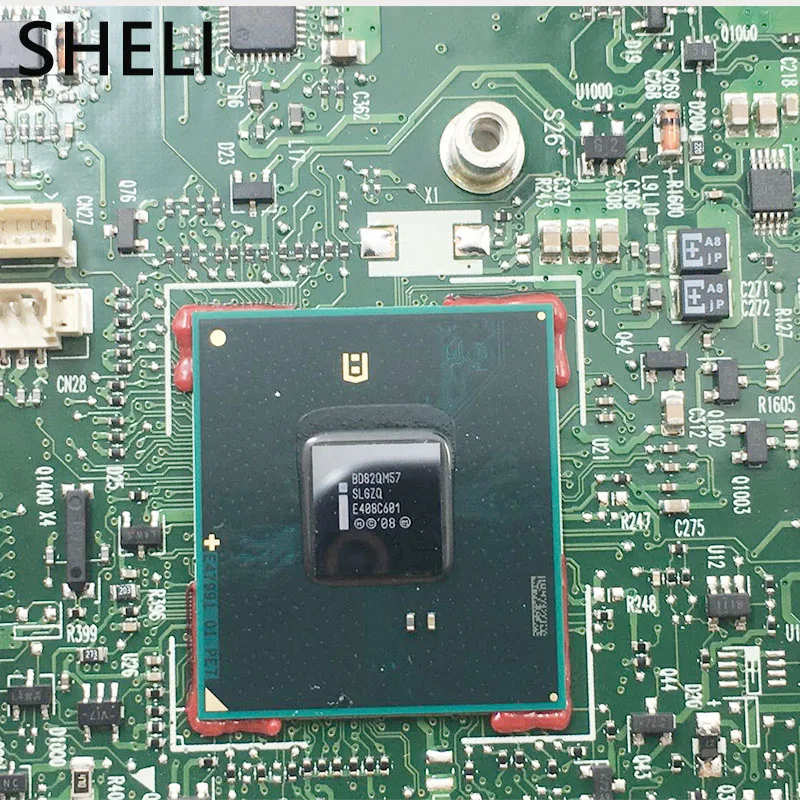 SHELI для HP 595698-001 материнская плата бесплатная доставка Elitebook 8740w 8740P ноутбука QM57 DDR3