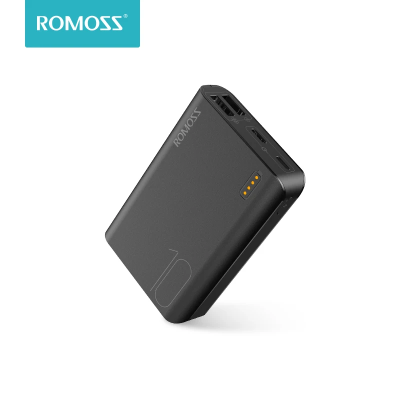 Romoss Sense4 Mini Power Bank 10000 мАч Быстрая зарядка Powerbank портативное Внешнее зарядное
