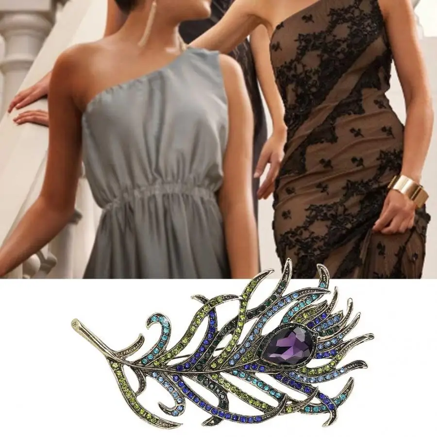 Булавки металлические женские сплав Элегантные Стразы булавка брошь Бижутерия