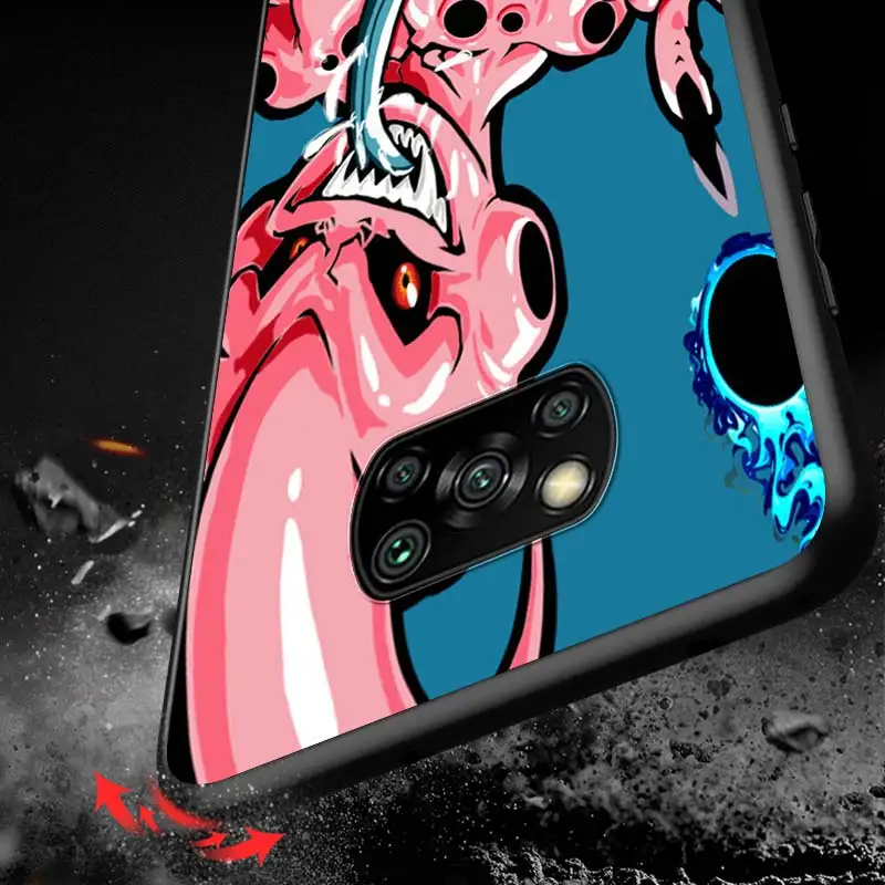 

Anime DBZ for Xiaomi Redmi K30 K30S Mi 10T Lite Pro Poco X3 NFC X2 M3 M2 F2 Pro C3 F1 Soft Black Phone Case