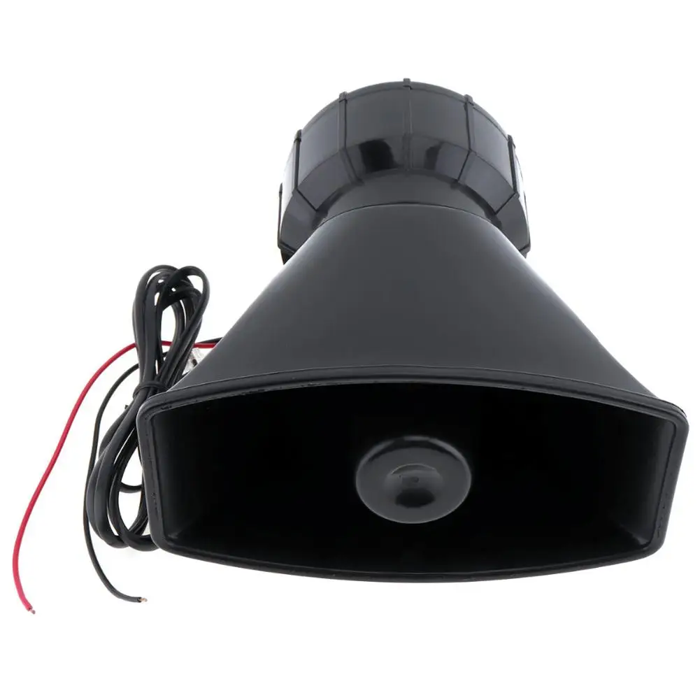 12V 100W Мотоцикл Авто Автомобиль Грузовик 7 звук тон громкая сирена полиции Пожарные машины скорой помощи Предупреждение сигнализации громкоговоритель