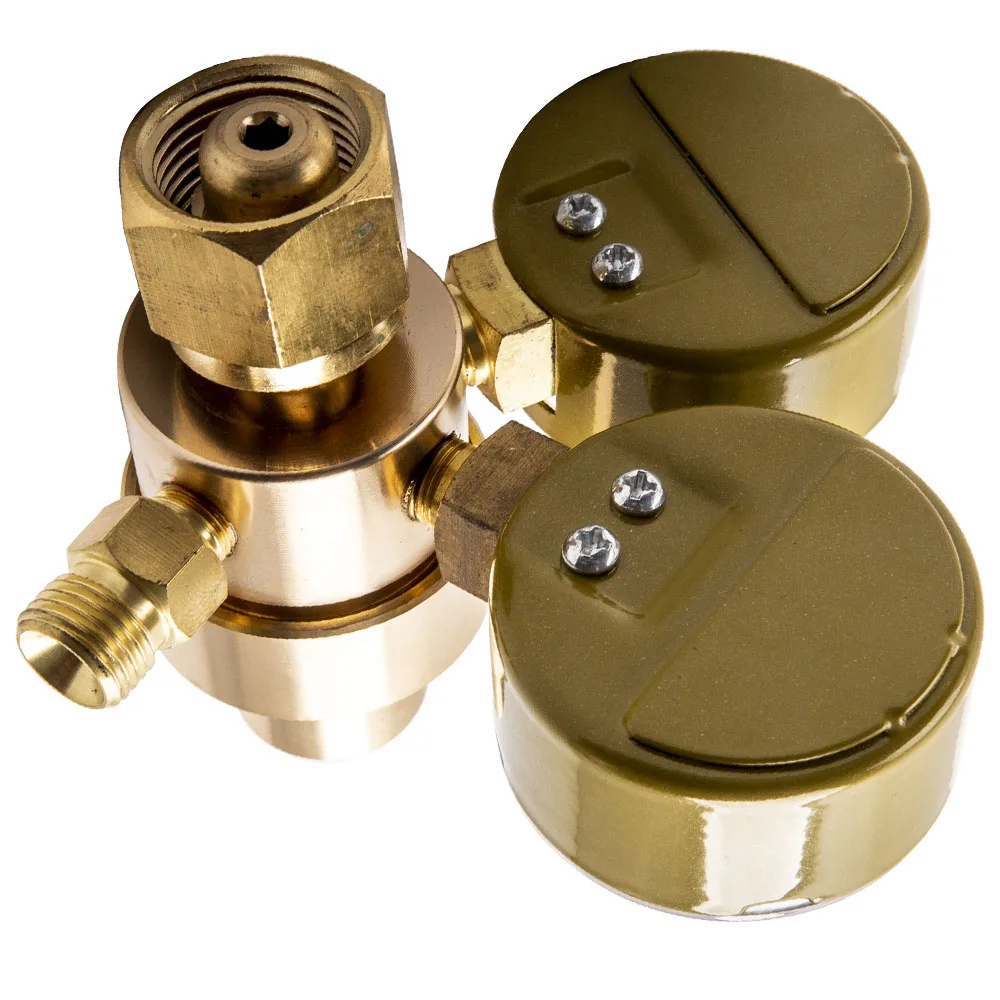 

Oxygen & Acetylene Solid Brass Regulators 4 Welding for Victor Gas Torch Cutting