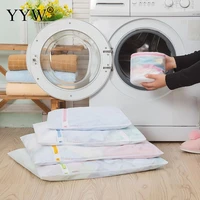 4pcs 4 sizes laundry bags zippered mesh laundry wash bags lingerie socks underwear bra bag household cleaning tools accessories