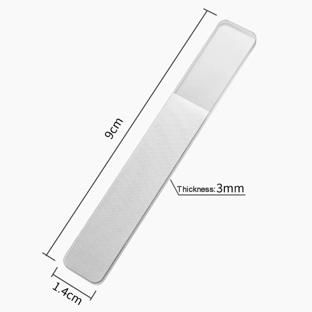 

3Pcs Glass Nail File Cuticle Clean Polishing Frosting Manicure Buffer Strips Sanding Polishing Grinding Nail Art Tool