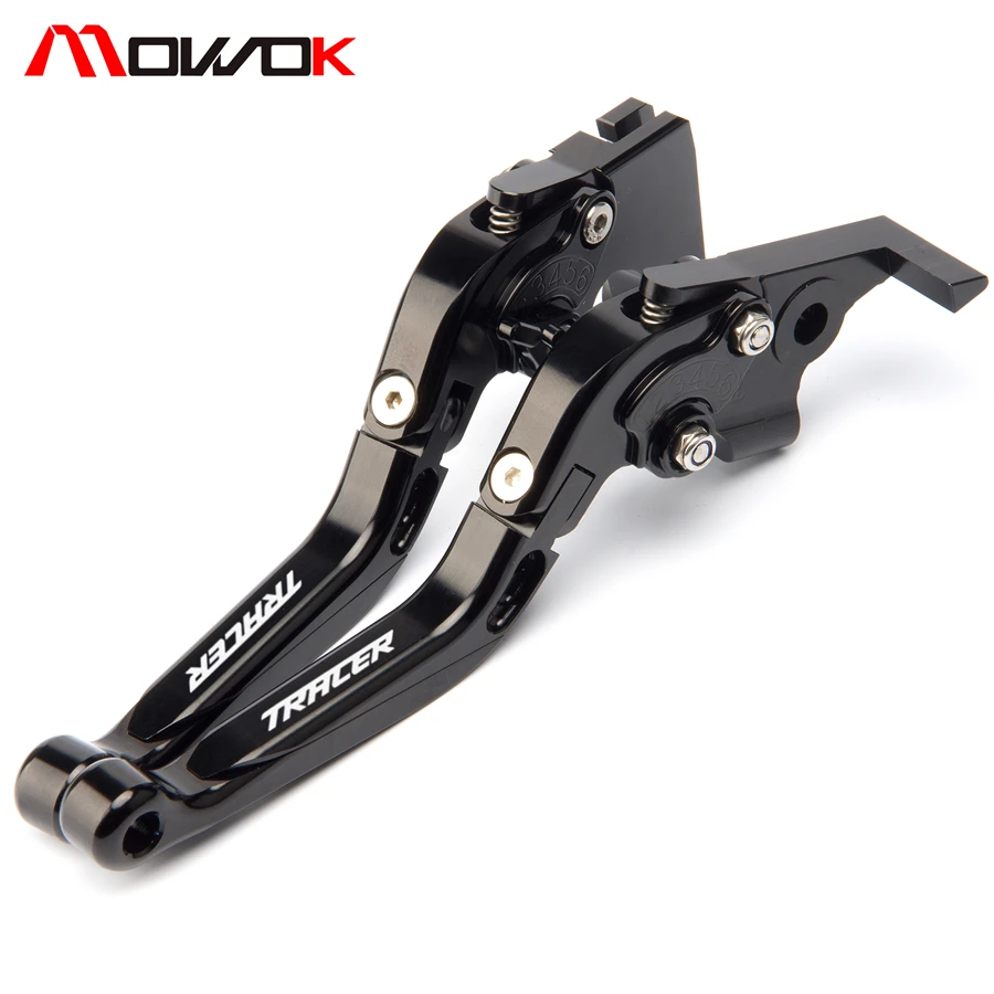 Рычаги тормозной муфты мотоцикла с логотипом (трассировщик) для Yamaha MT09 FJ09 MT-07 MT 09 07