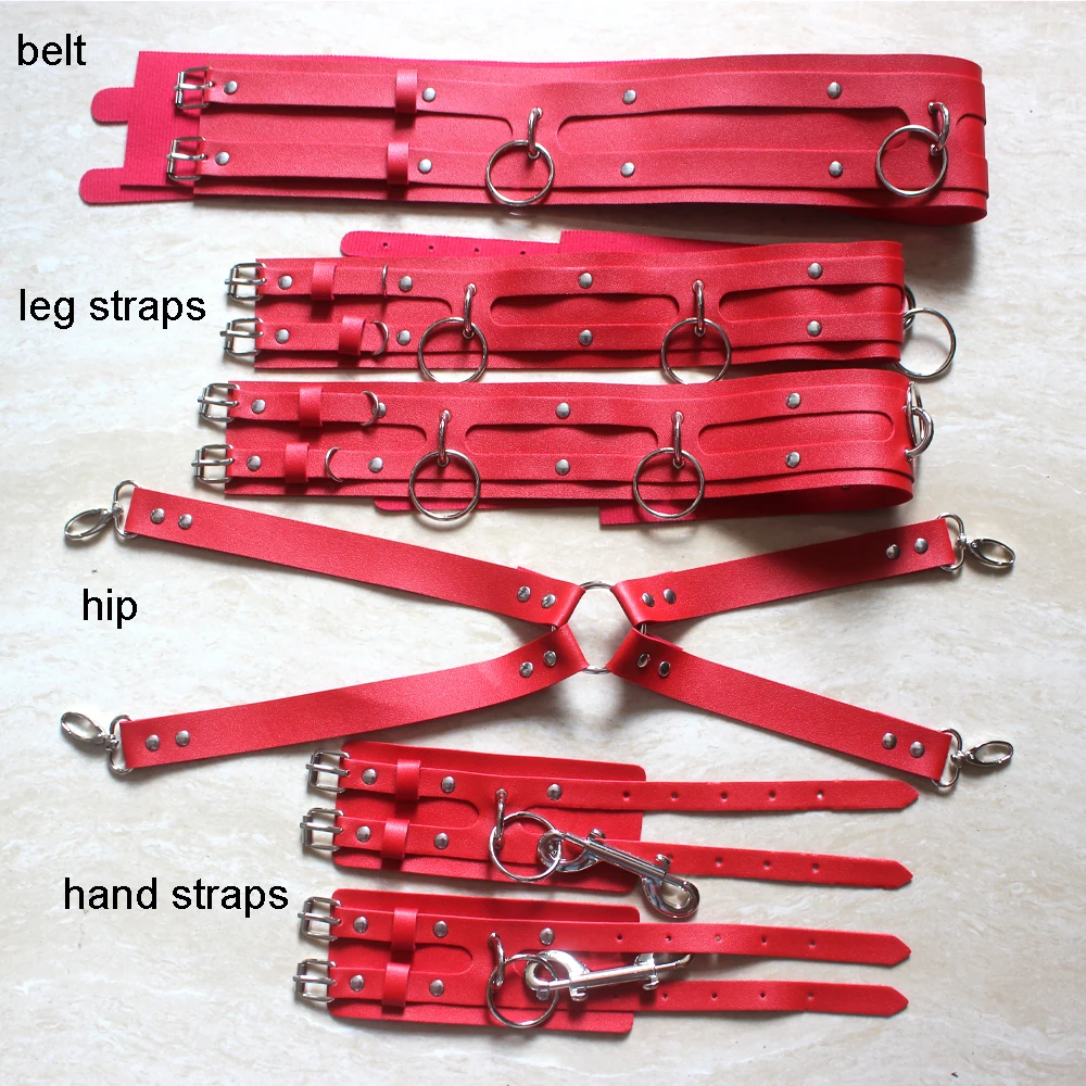 

Vintage Women New Harajuku Corset Belt Metal Clip Leather Punk Hook Adjustable Ring Handmade Unisex Sock Garter Bondage Straps