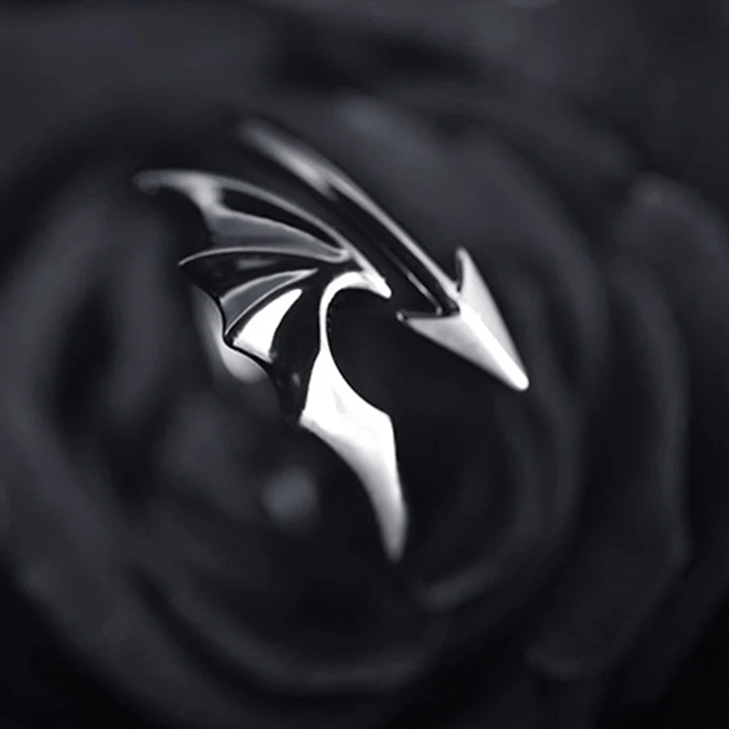 Ювелирные изделия в стиле панк пара колец титановая латунь коакума маленький