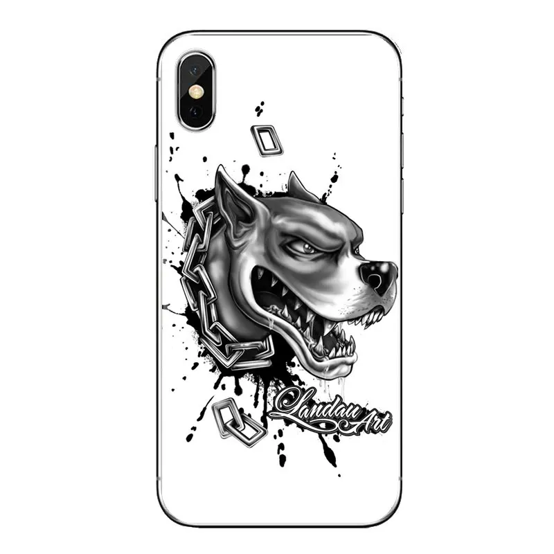 Питбуль собака питбуль с принтом Щенок телефон Обложка для Huawei G7 G8 P7 P8 P9 Lite Honor 4C 5X