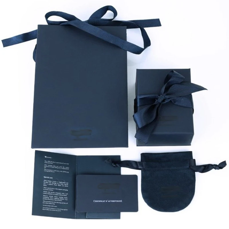 

Original 1:1 monaco jewelry set gift box gift for family and friends, exquisite fashion and generous women