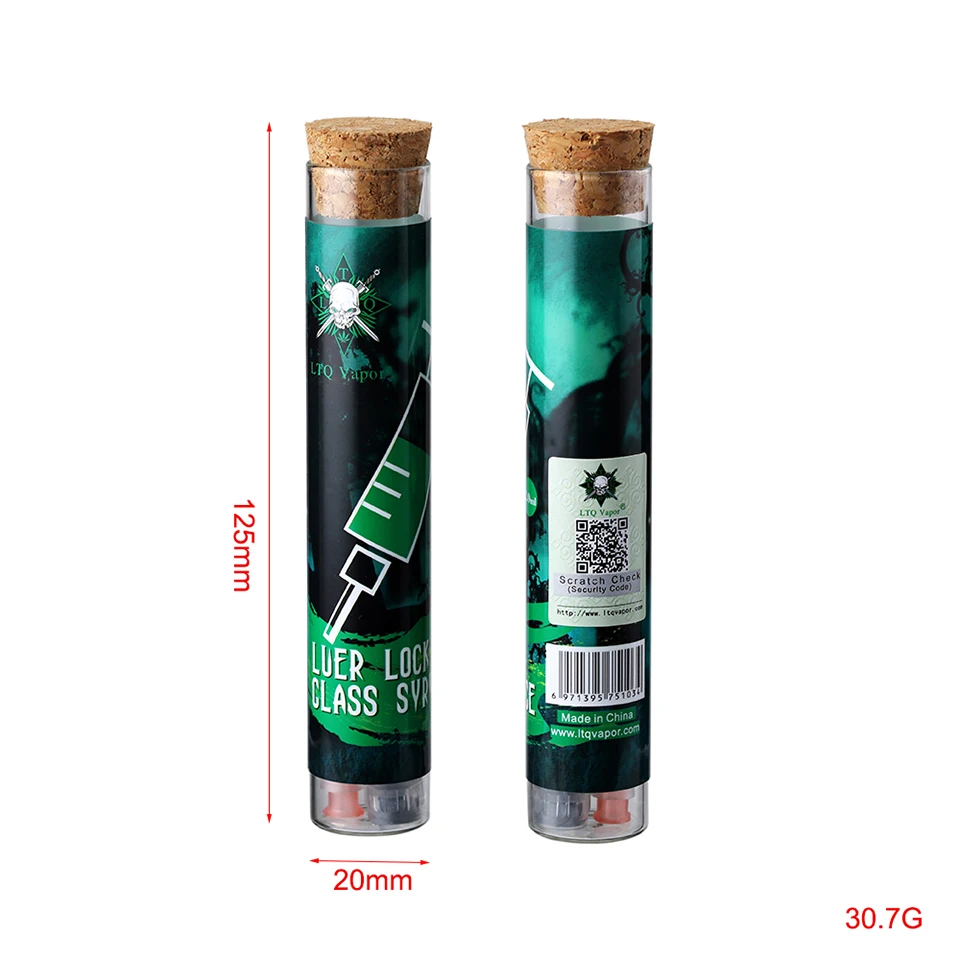 Аксессуары для Vape LTQ VAPOR glass syrince 1 0 мл/2 мл CBD Oil Luer аксессуары замка DIY Инструменты RDA