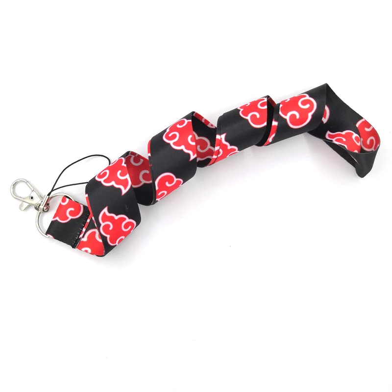 Наруто облака 90s мультфильм Забавный Винтаж шейный ремень Lanyards ID значок держатель для карт брелок мобильный телефон ремень подарок