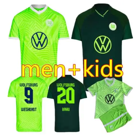 

2021 22VfL Men + kids Wolfsburg Jersey WEGHORST 21/22 BAKU BREKALO STEFFEN PHILIPP MALLI MEHMEDI ROUSSILLON XAVER Football Shirt