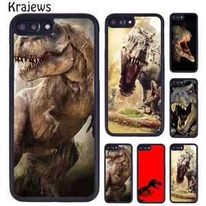Krajews T-Rex Dinosaur Tyrannosaurus Phone Case For iPhone 14 5 6S 7 8 plus 11 12 13 Pro X XR XS Max
