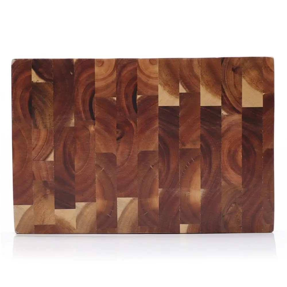 Leeseph End-Grain Utility Board, Acacia Wood Cutting Board- makes food prep enjoyable