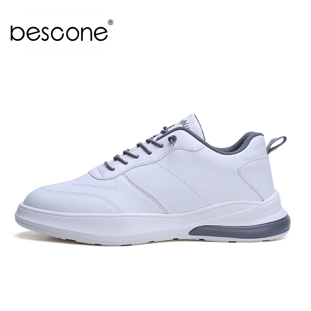 BESCONE мужские кроссовки для спорта на открытом воздухе легкая дышащая простая