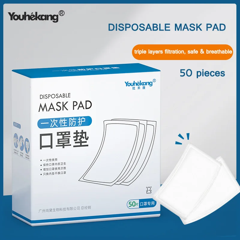 Одноразовая маска для лица с фильтром нетканый Универсальный Сменный фильтр