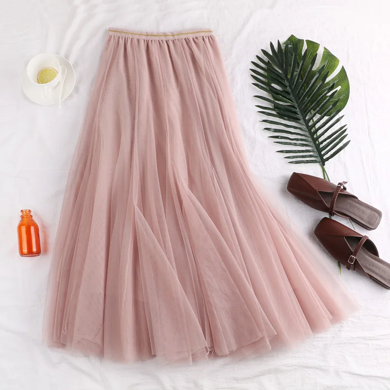 Тонкая двухслойная газовая юбка бюст из Горького флиса горького или придающая