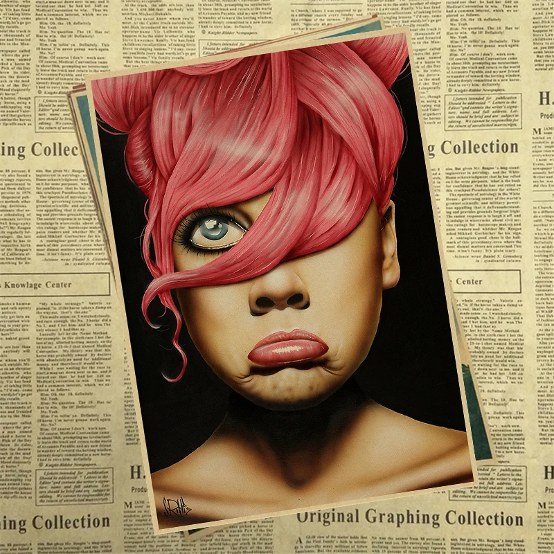 Модные индивидуальные женские солнцезащитные очки настенные художественные