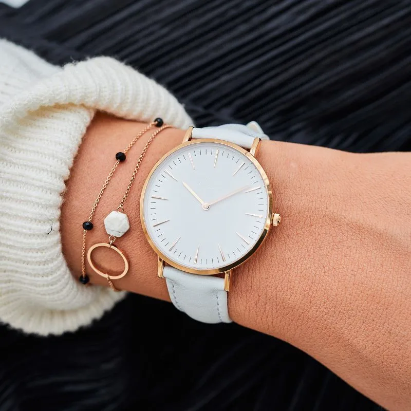

2021 New Fashion Simple leather women watches fashion casual wear Quartz Watch Woman gift clock Watch Woman Relojes Mujerwatch