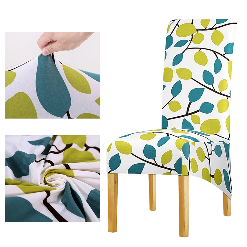 Большие размеры чехлы для стульев Европейский Стиль King High Back Большие размеры эластичные Чехлы мебель Украшение сидение офисного стула чехлы - Цвет: K325