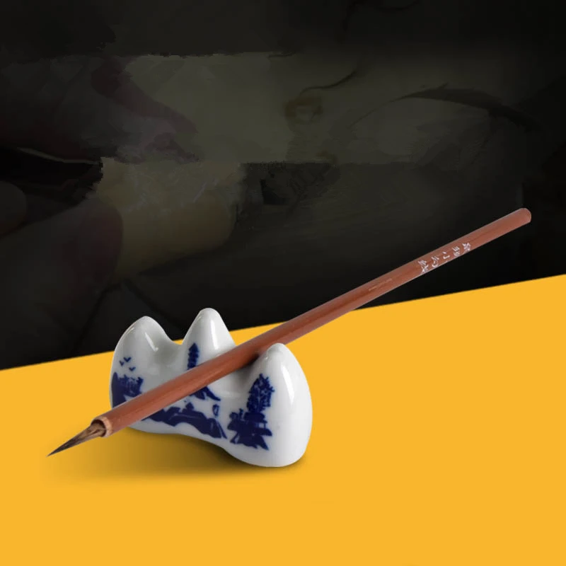 Маленькая ручка с крючком керамические инструменты кисть для письма крысиный