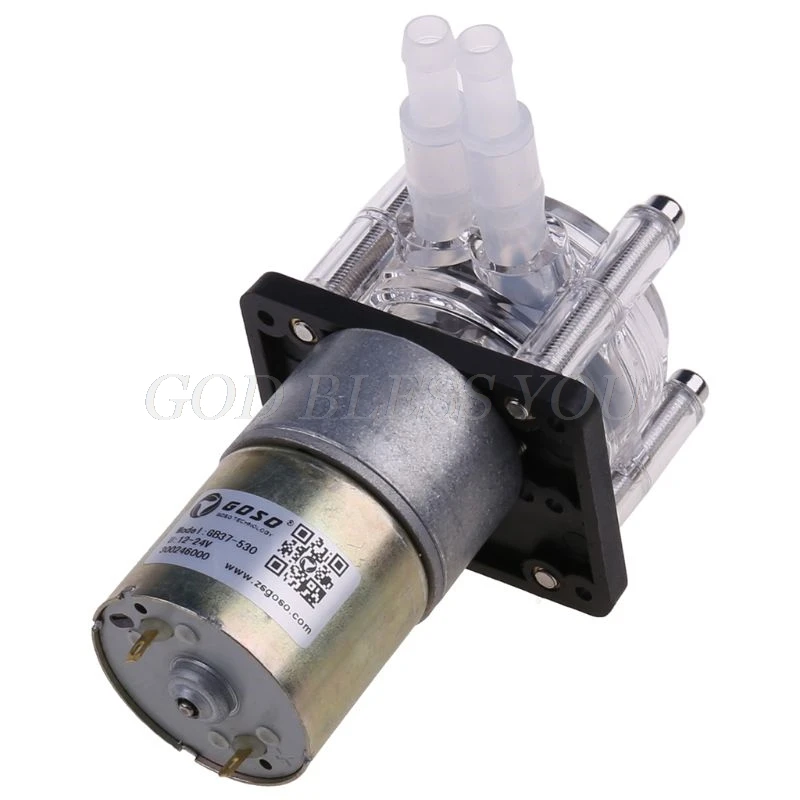 

DC 12/24V Peristaltic Pump Large Flow Dosing Pump Vacuum Aquarium Lab Analytical Drop Shipping