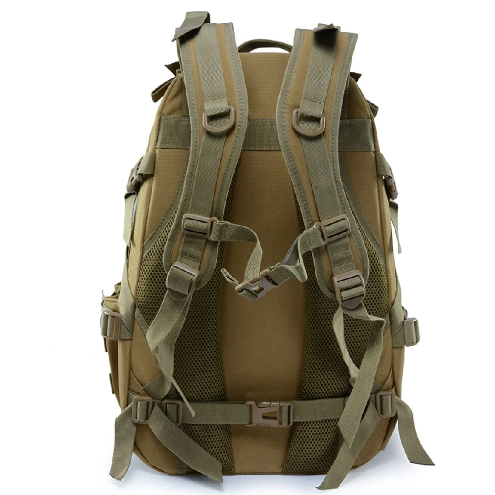 Mountaineering Outdoor Bags Multi-functional Waterproof Sports Camping Camouflage Khaki Army Tactical Backpack Package BL075 | Спорт и