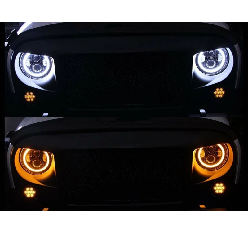 DOT 7-дюймовые круглые светодиодный ные фары для VW Beetle Classic Land Rover Toyota Jeep | Автомобили
