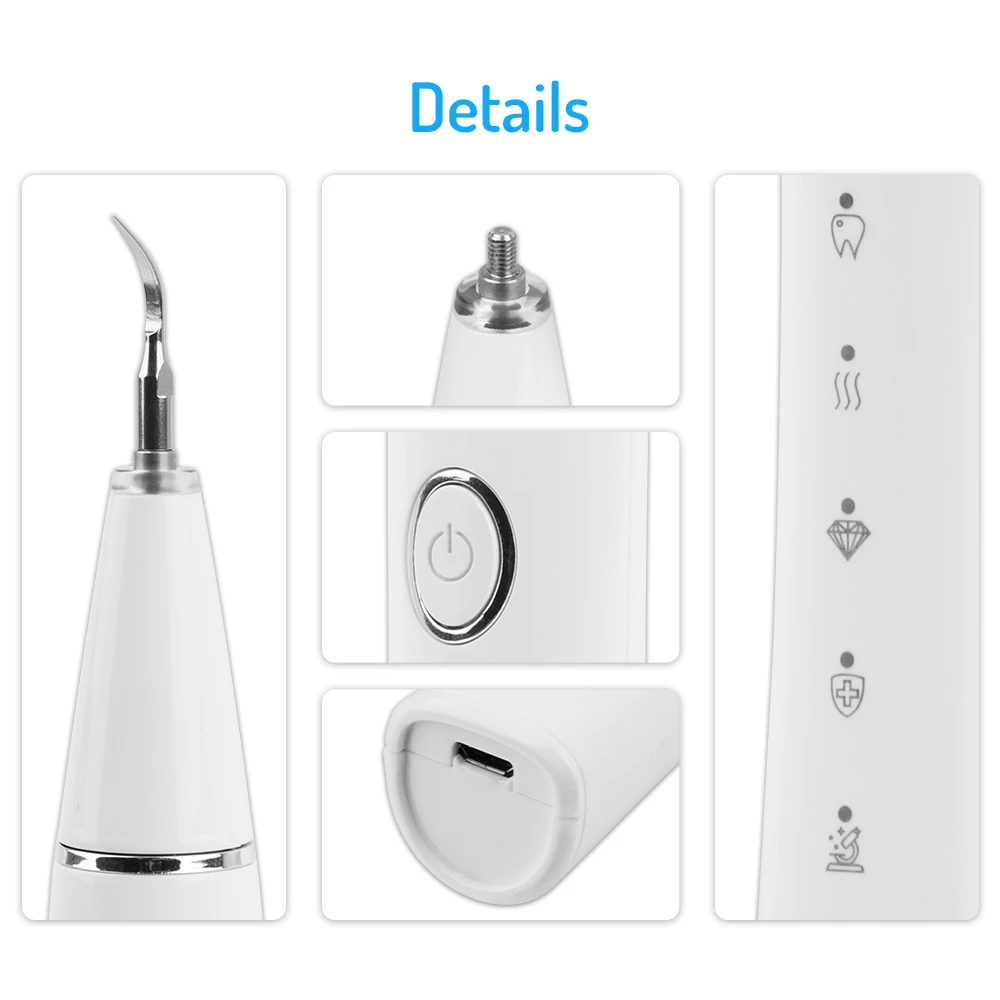 

Dental Scaling Electric Portable Scaler Sonic Smoke Stains Tartar Plaque Teeth Ultrasonic Calculus Remover Dental Oral Irrigator