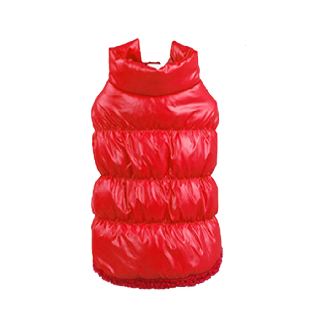 style 3 Red Зимняя одежда для собак, пуховое пальто для собак, куртка для чихуахуа, мягкий меховой капюшон, одежда для маленьких и средних собак, одежда для щенков - Цвет: style 3 Red
