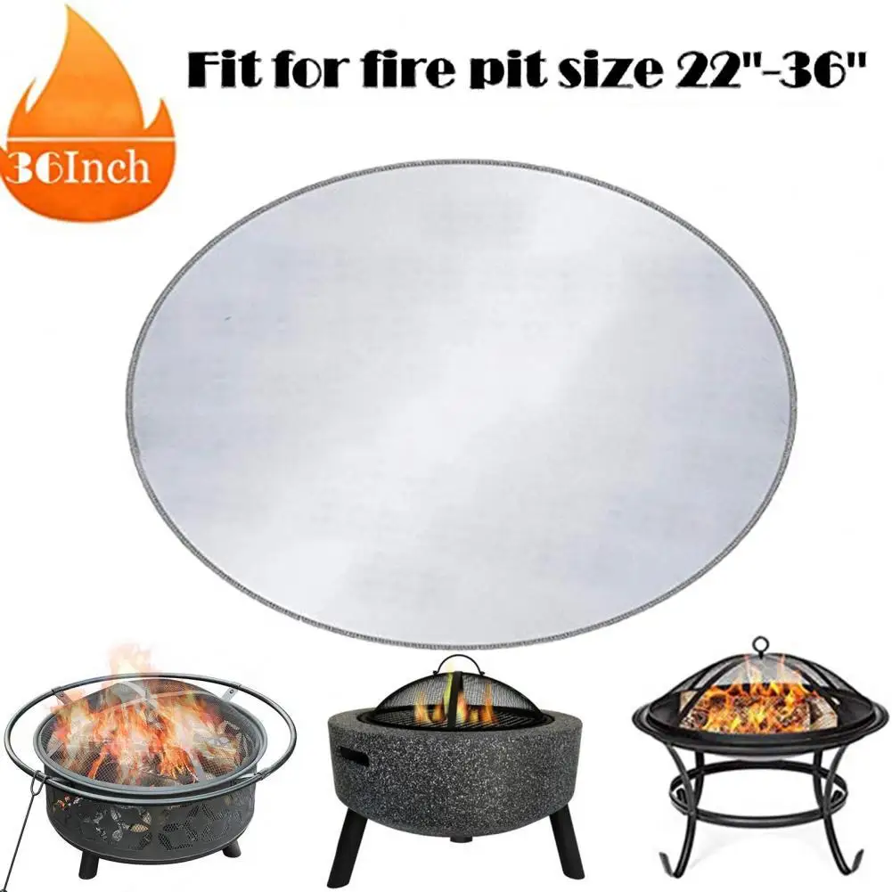 

Heat Resistant Non-Slip Table Place Mat Heat Resistant Fire Pit Grill Mat Non-Slip Table Pan Pot Placemat Kitchen Tool
