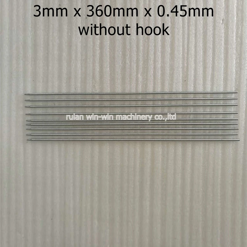 

Удлинительная пружина 3 мм x 500 мм x 360 мм без крючка для машины по изготовлению мешков, 0,45 шт.