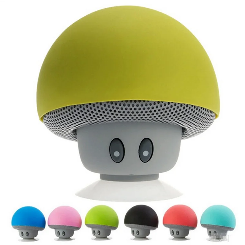 Soporte динамик MP3-плеер Bluetooth музыкальный держатель для телефона Мини Гриб
