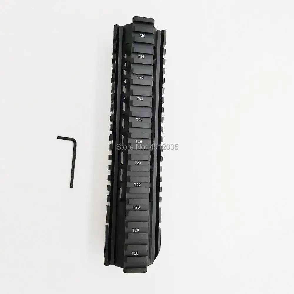9 дюймов Quad Rai для ar15 ar15 handguard 4-weaver/Пикатинни карабин плавающий Handguard qd-вертлюг корпус M4 M16