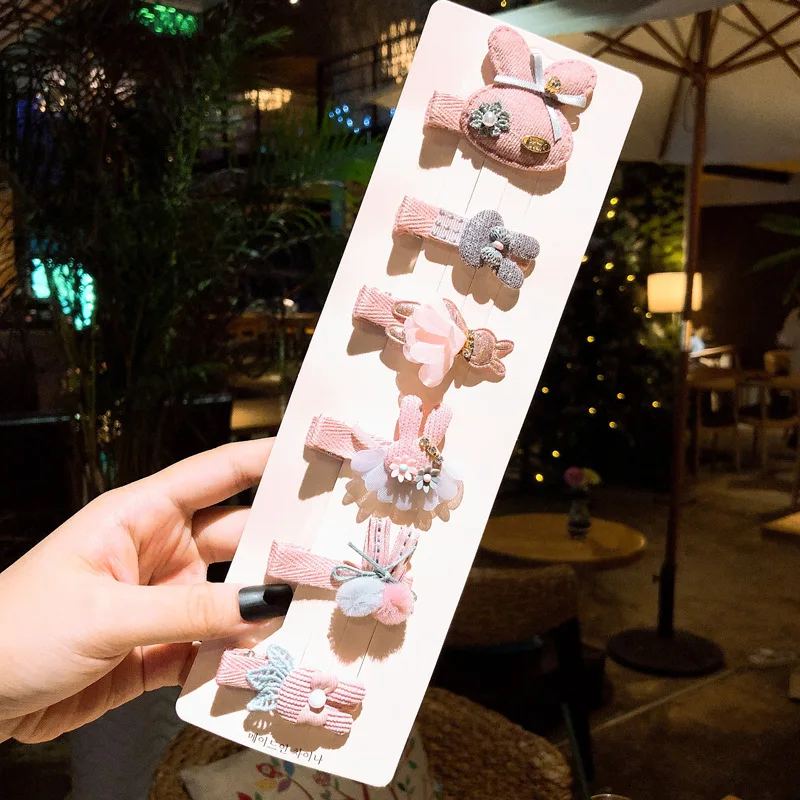 Модный детский комплект с повязкой на голову в Корейском стиле Милый розовый из