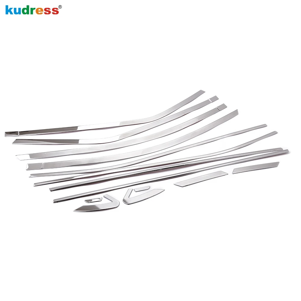 For Toyota Corolla (E170) 2013 2014 Stainless Steel Door Window Trim Centre Pillar Decoration Cover Sticker Car Accessories |