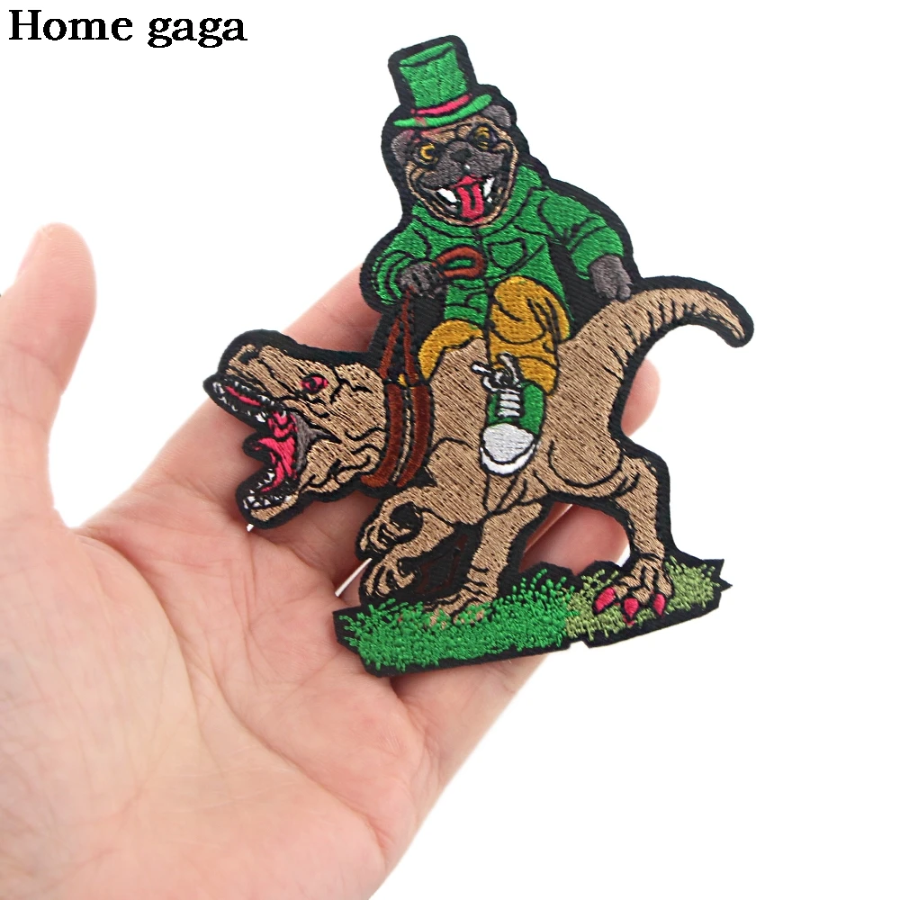 

D3489 Wholesale 20pcs/lot Animal Embroidery Dragon Patches For Clothes Sew On Stickers Patches Sewing Accessories