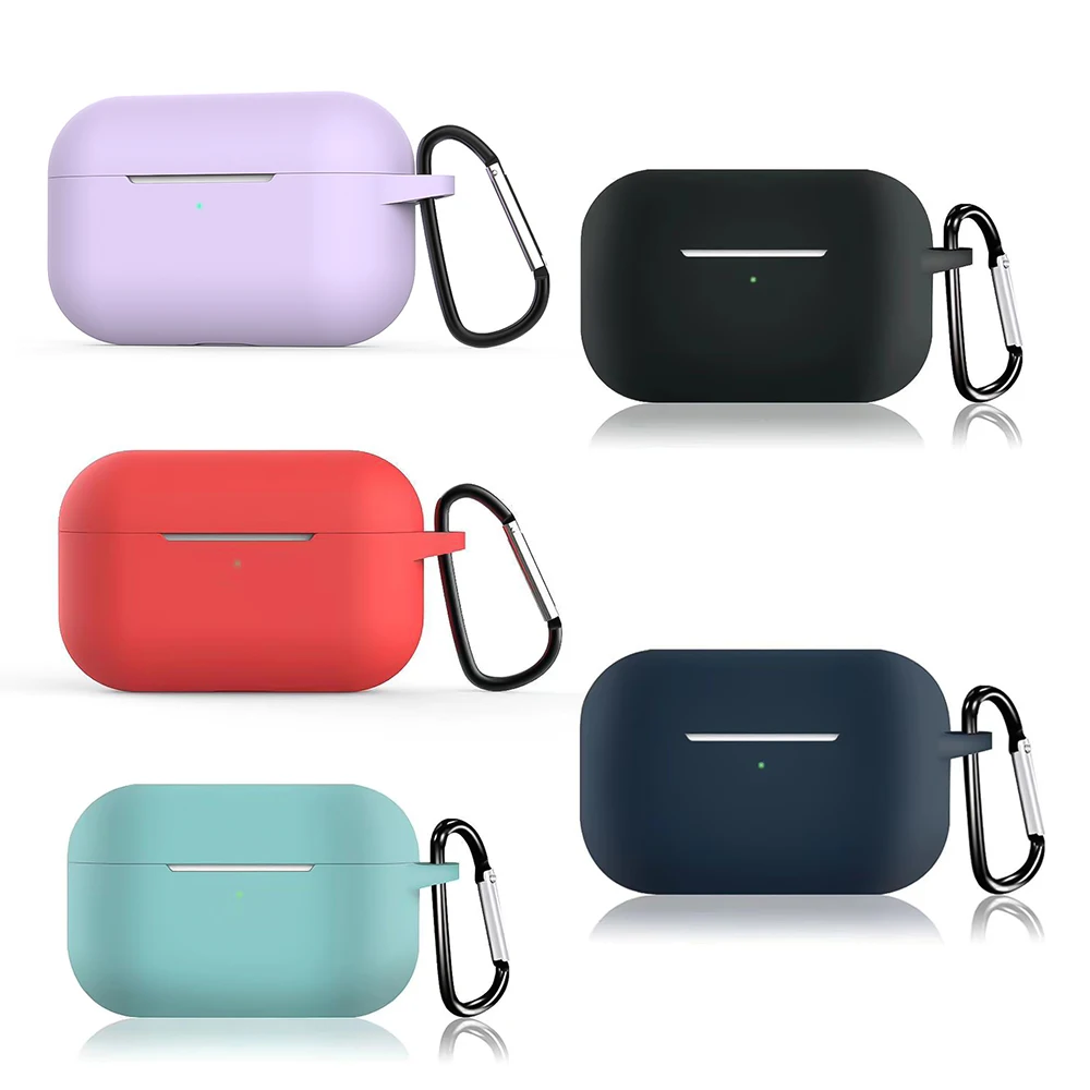 Силиконовый чехол Защитный для Apple Airpods pro TWS Bluetooth наушники Мягкий силиконовый